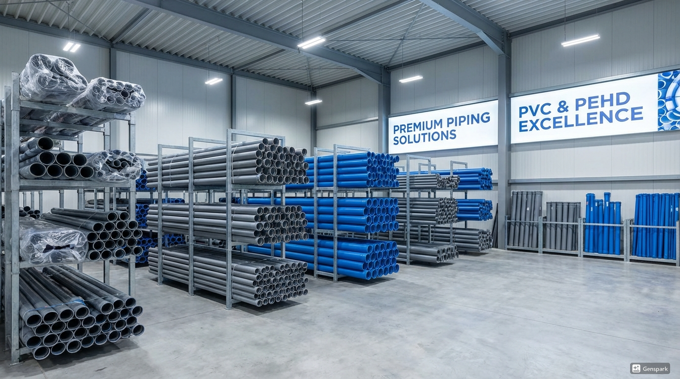 Stock structure de références PVC et PEHD